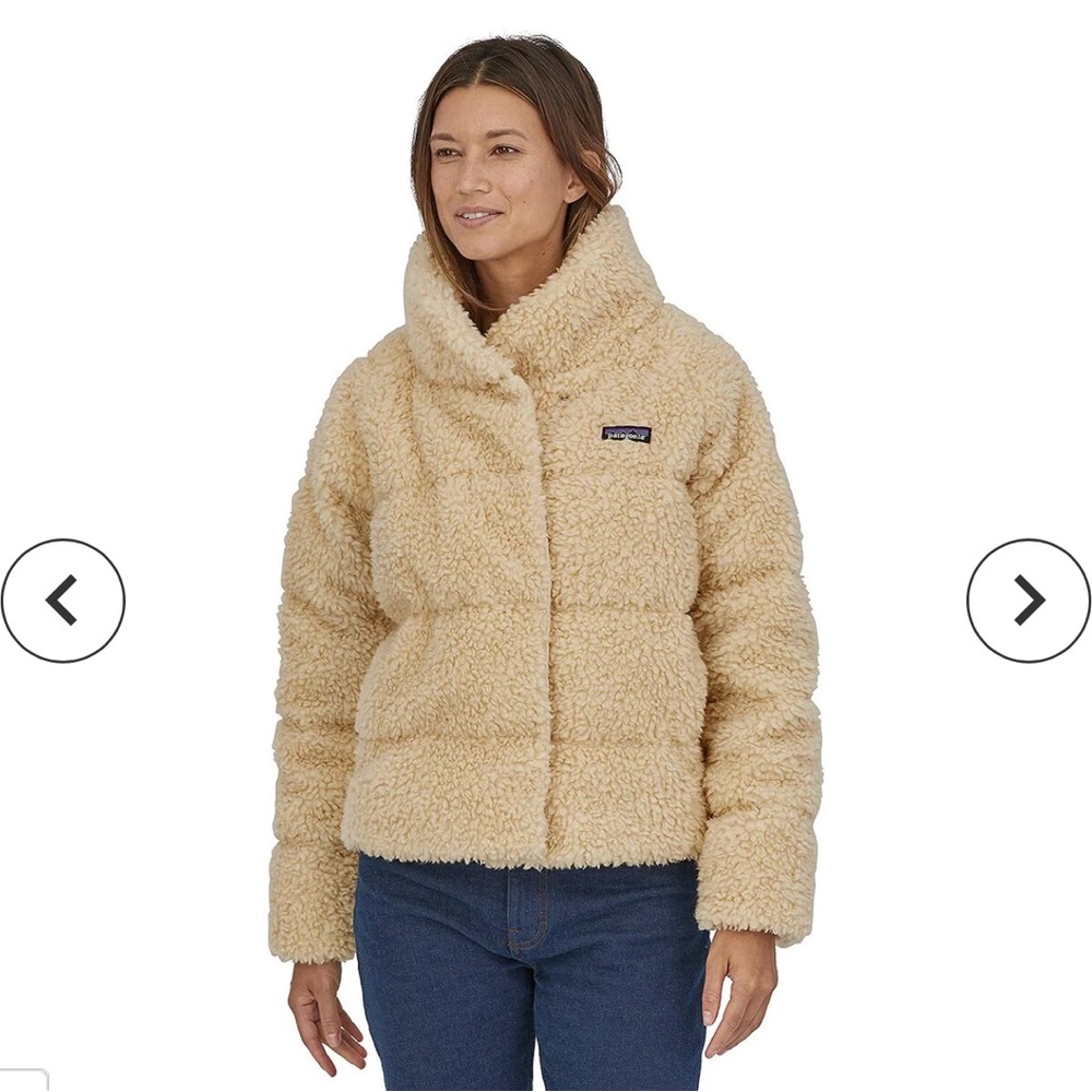 Patagonia Sherpa Recycled fleece Down jacket. Small. NO FLAWS, brand new…